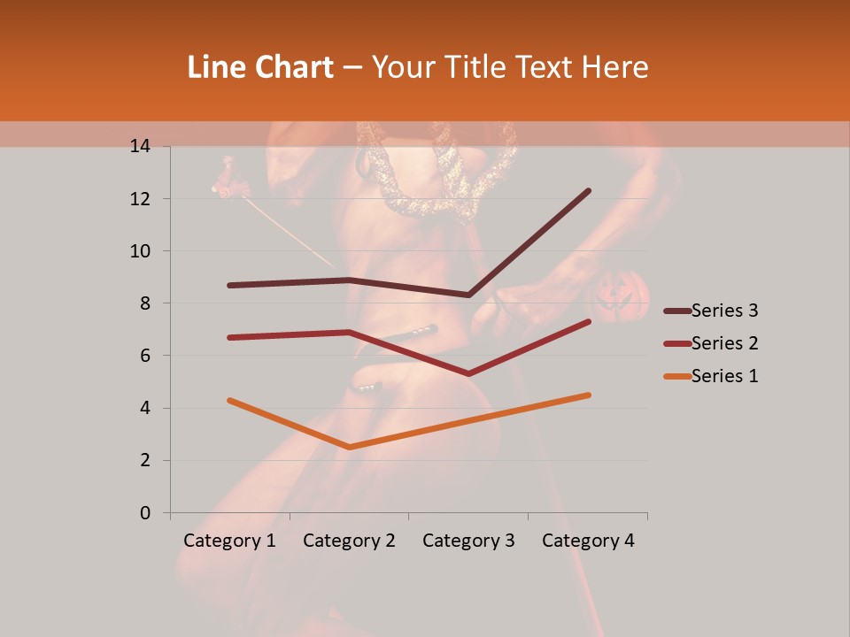 Black Trident Model PowerPoint Template