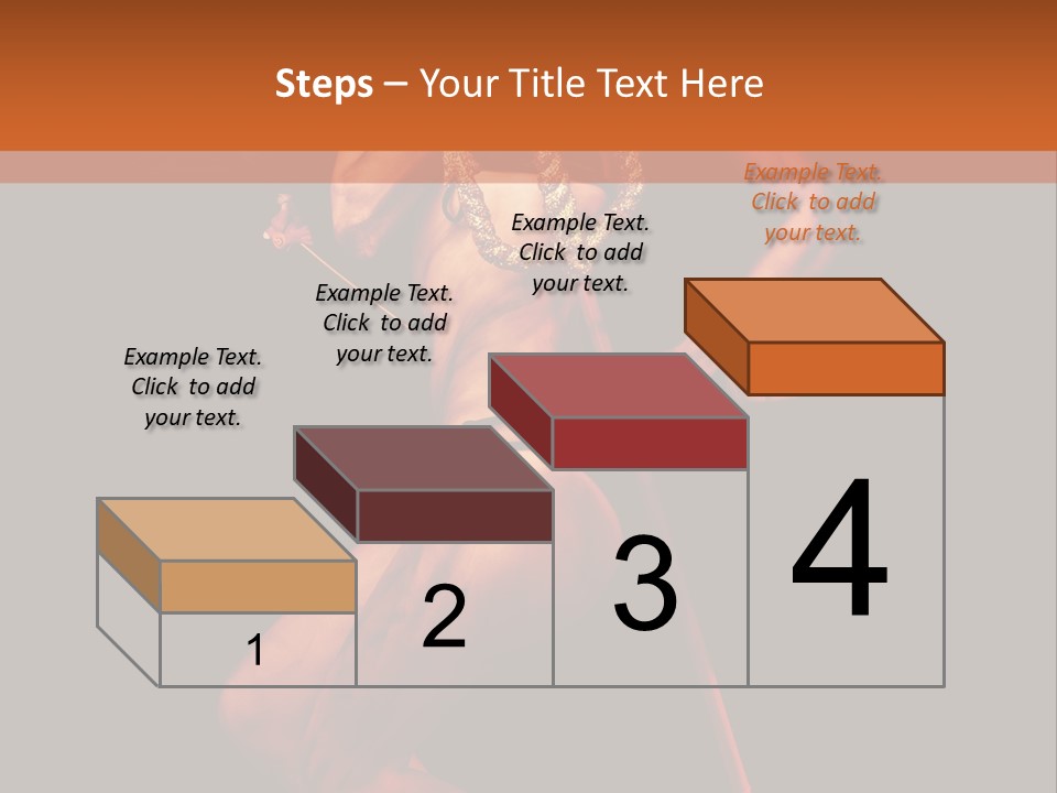 Black Trident Model PowerPoint Template