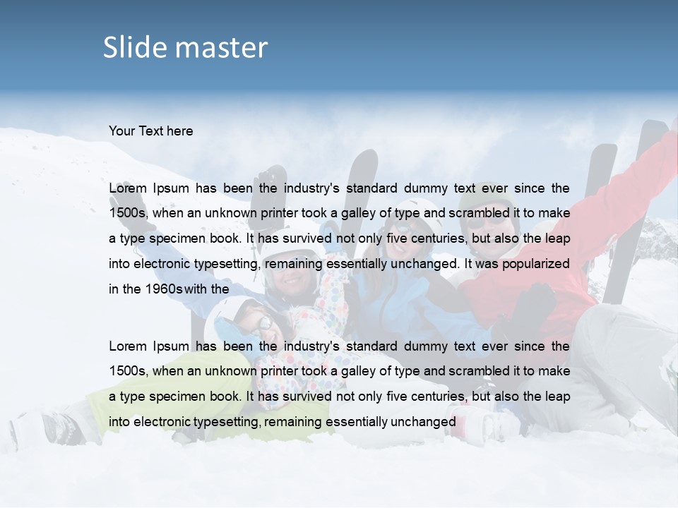 Active Laughing People PowerPoint Template