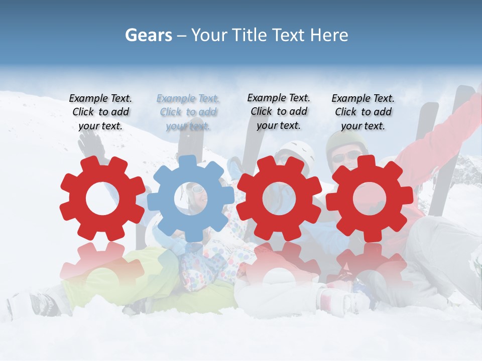 Active Laughing People PowerPoint Template