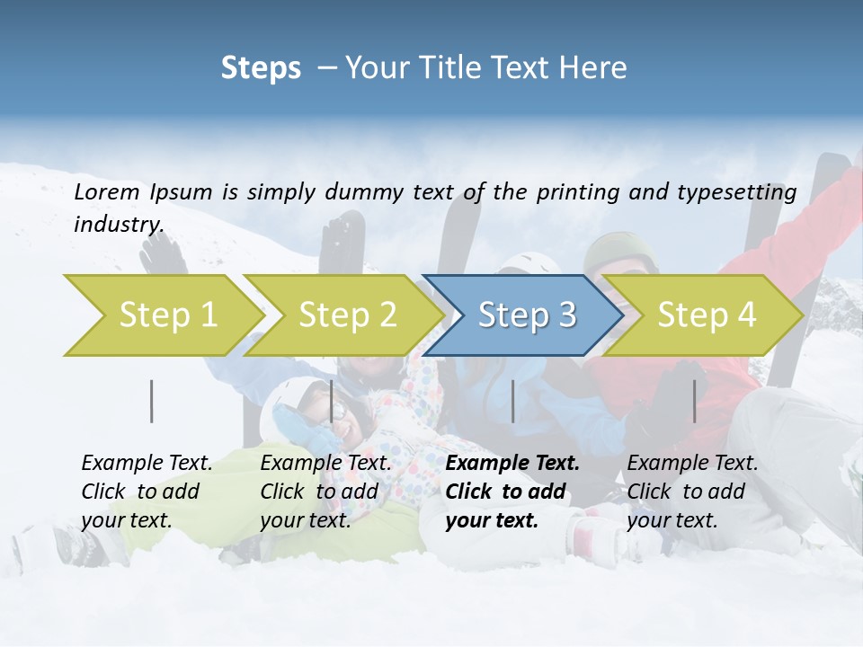 Active Laughing People PowerPoint Template