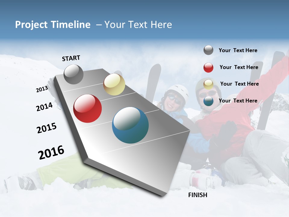 Active Laughing People PowerPoint Template