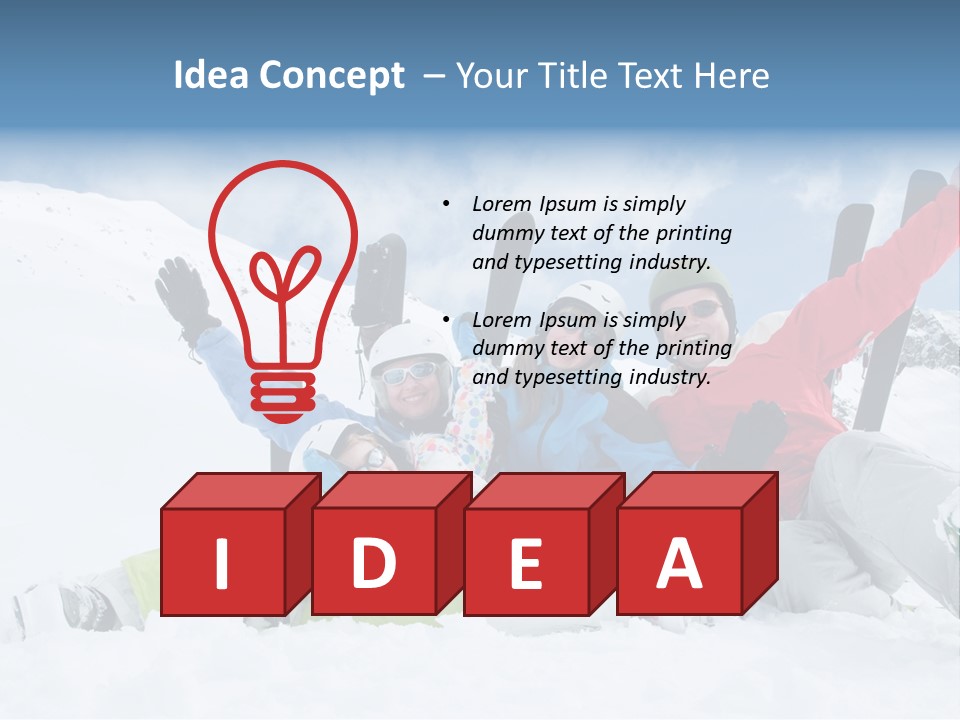 Active Laughing People PowerPoint Template