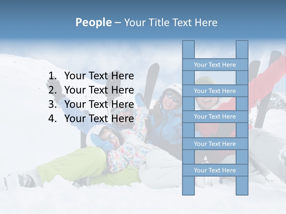 Active Laughing People PowerPoint Template