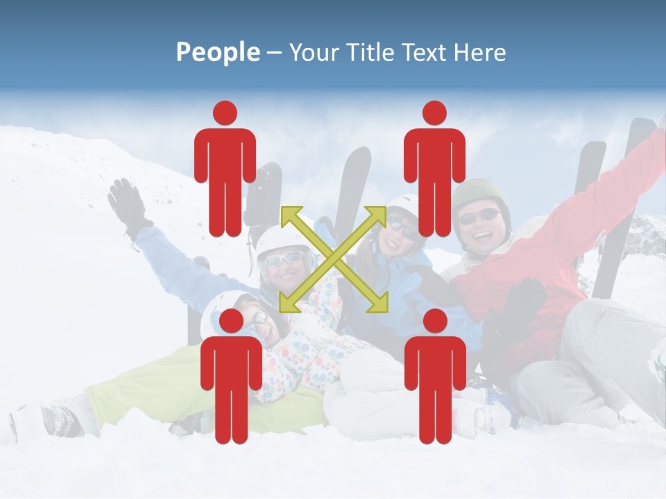 Active Laughing People PowerPoint Template