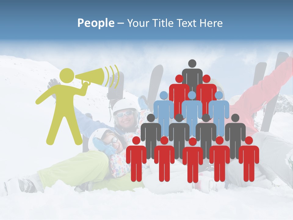 Active Laughing People PowerPoint Template