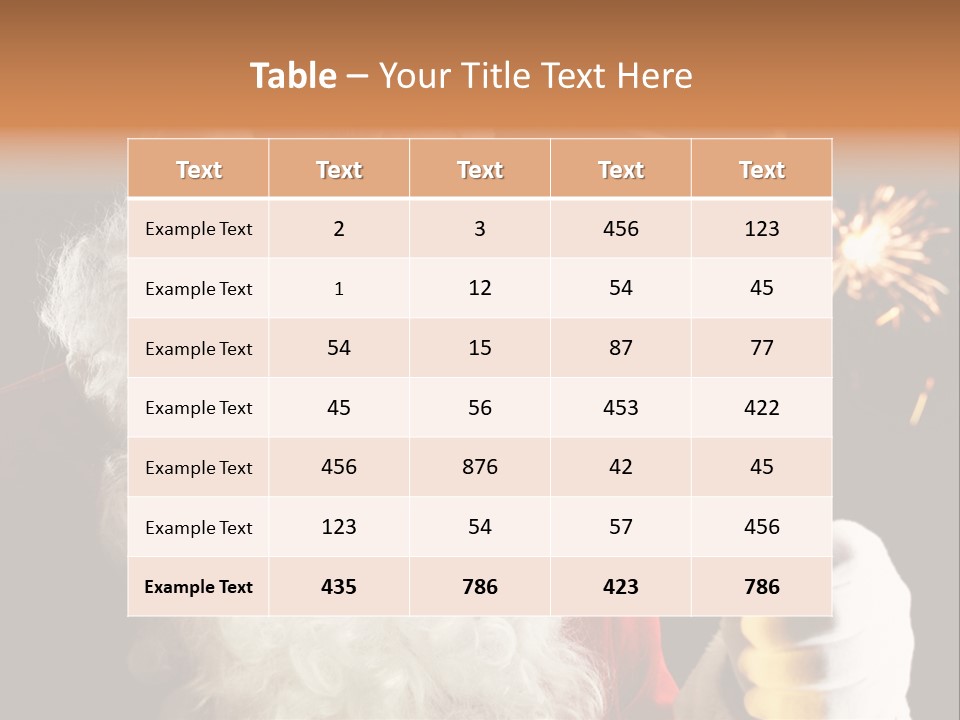 Male Navidad Firework PowerPoint Template