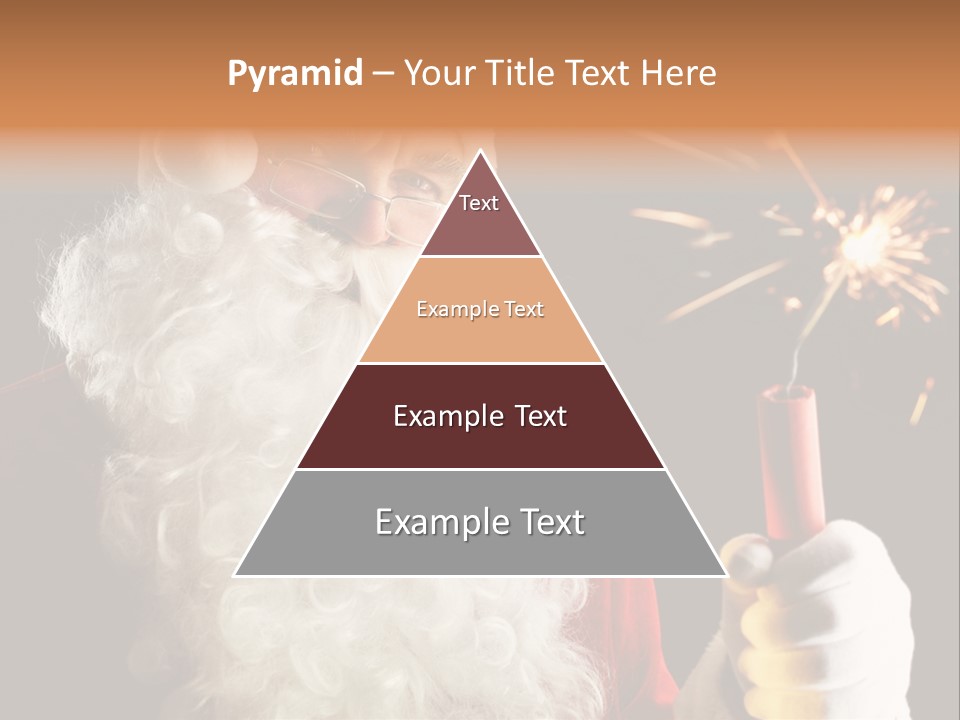 Male Navidad Firework PowerPoint Template