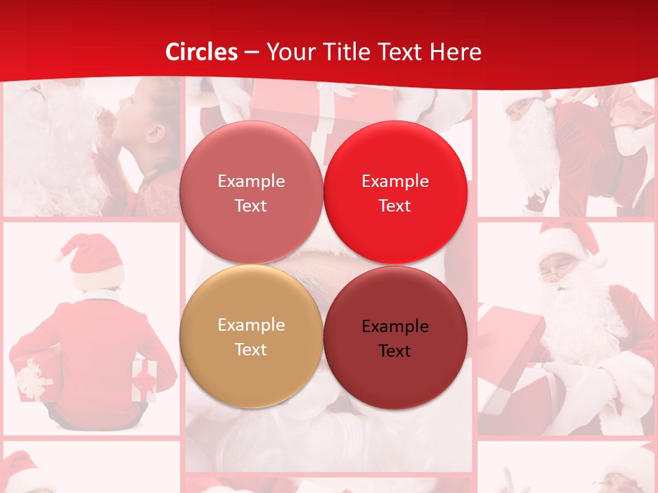 Santa Claus Collage PowerPoint Template
