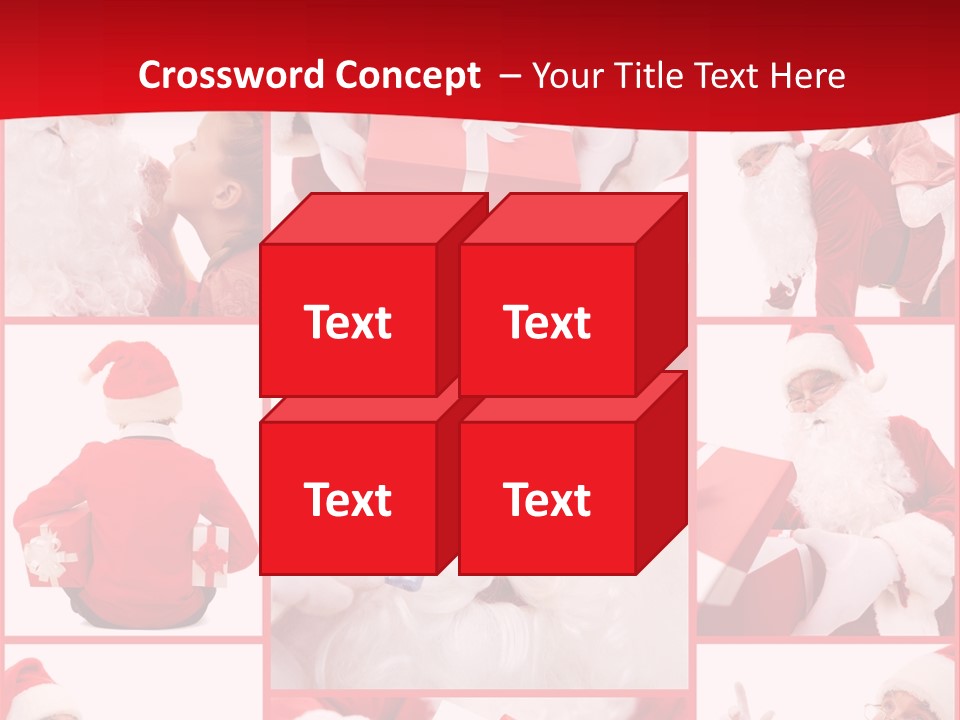 Santa Claus Collage PowerPoint Template