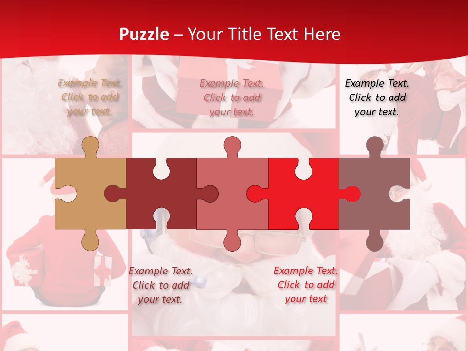 Santa Claus Collage PowerPoint Template