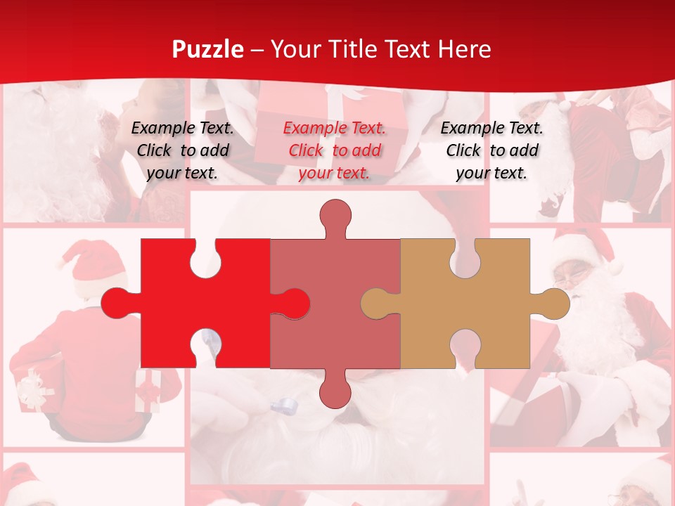 Santa Claus Collage PowerPoint Template