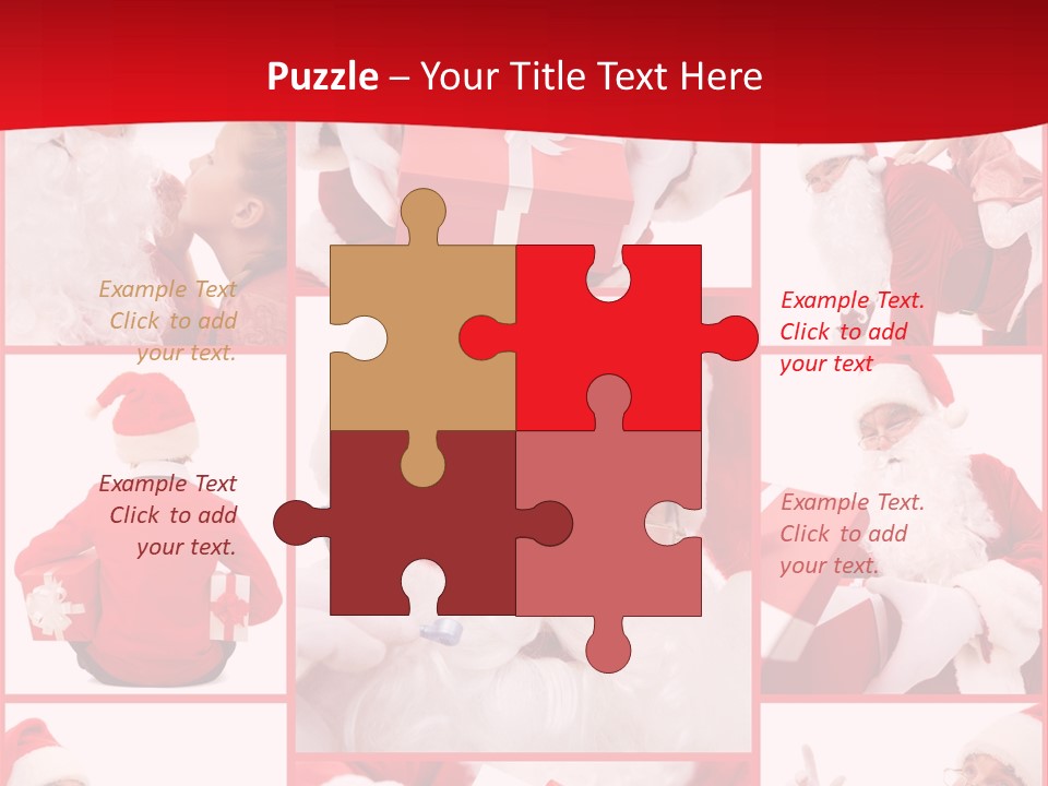 Santa Claus Collage PowerPoint Template