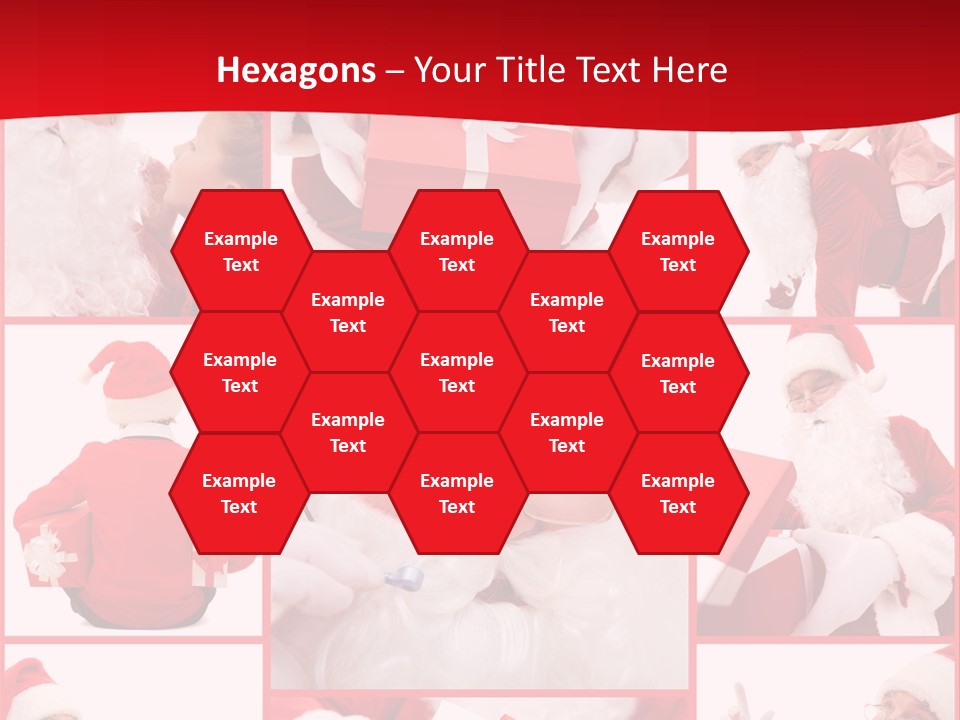 Santa Claus Collage PowerPoint Template