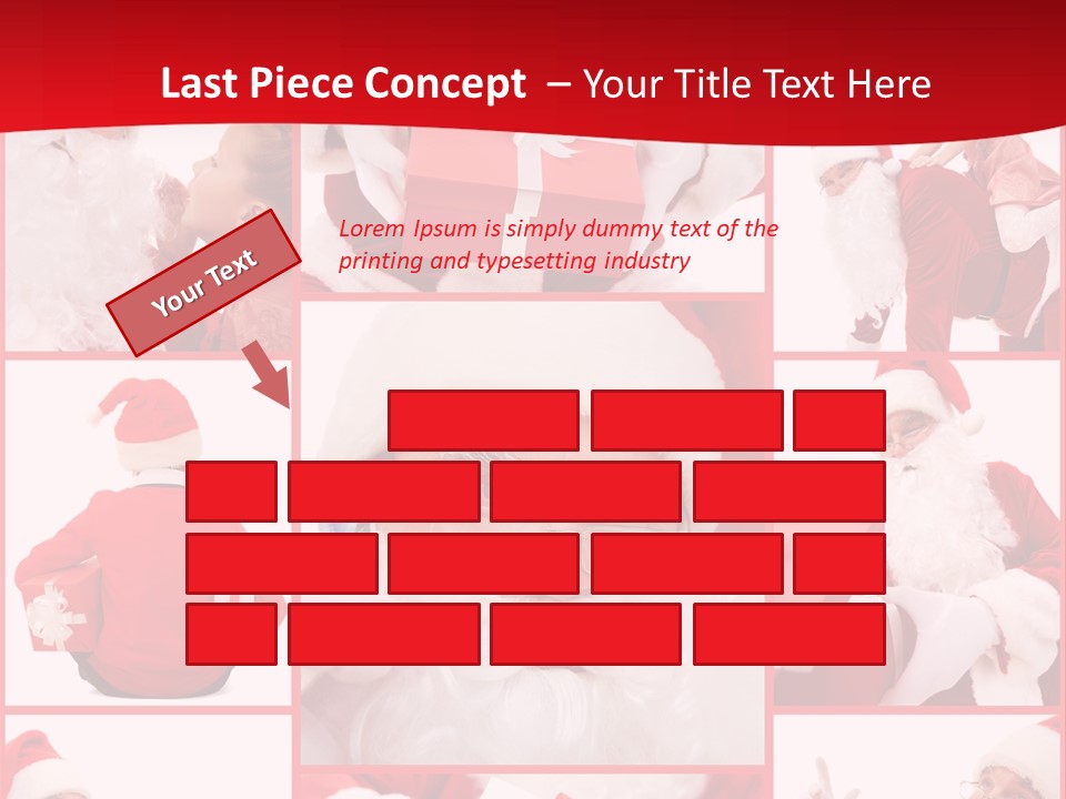 Santa Claus Collage PowerPoint Template