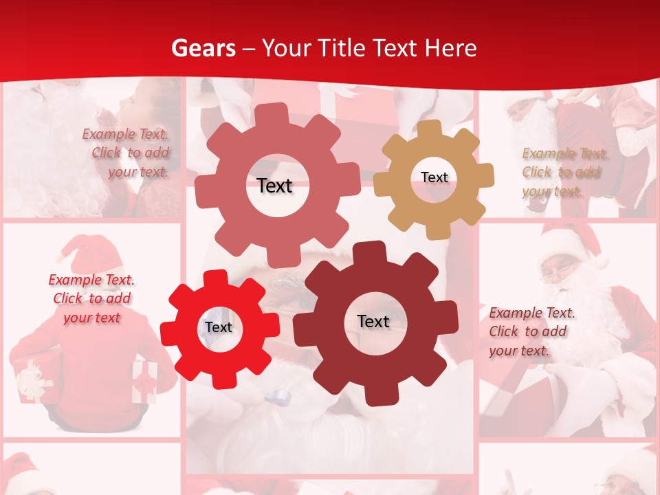 Santa Claus Collage PowerPoint Template