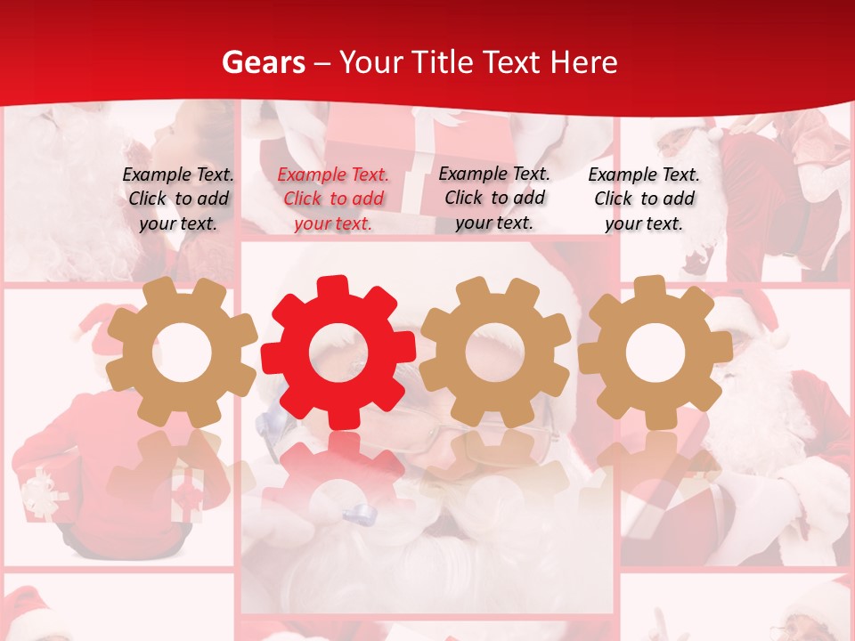 Santa Claus Collage PowerPoint Template