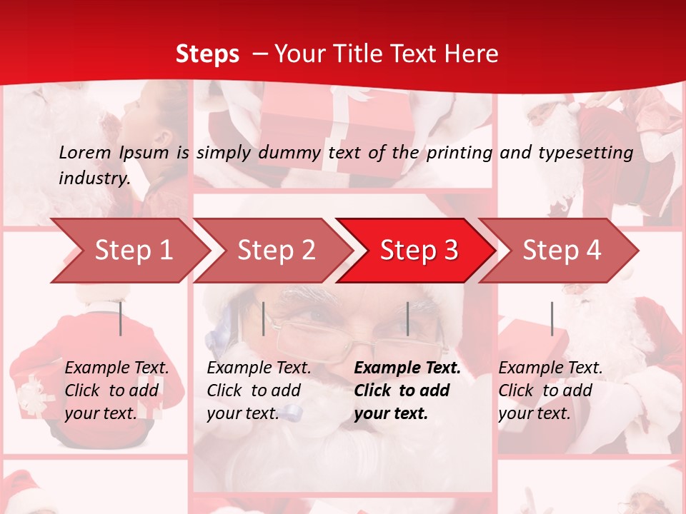 Santa Claus Collage PowerPoint Template