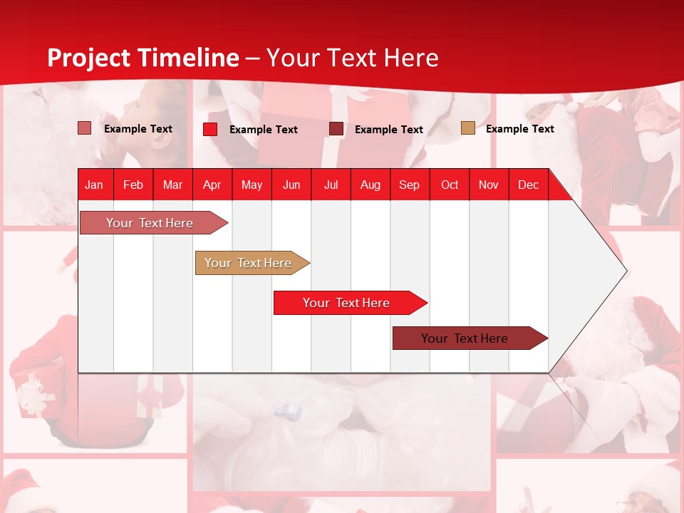 Santa Claus Collage PowerPoint Template