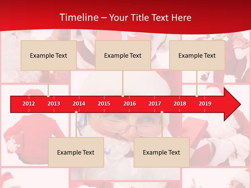 Santa Claus Collage PowerPoint Template