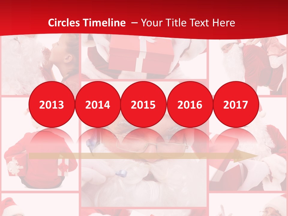 Santa Claus Collage PowerPoint Template