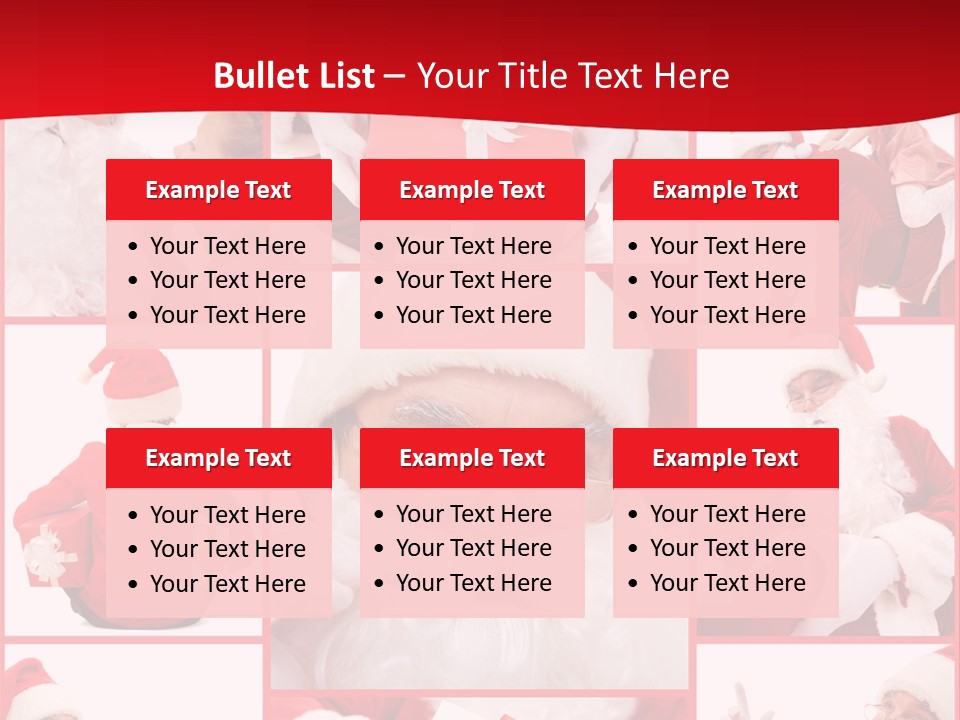 Santa Claus Collage PowerPoint Template