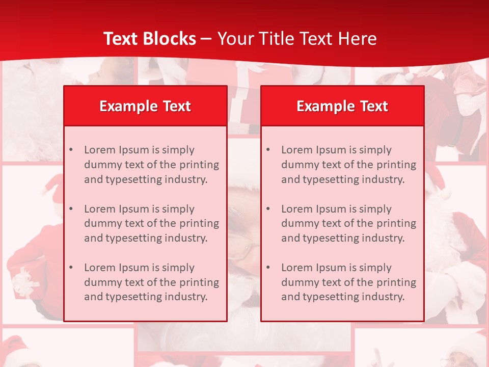Santa Claus Collage PowerPoint Template