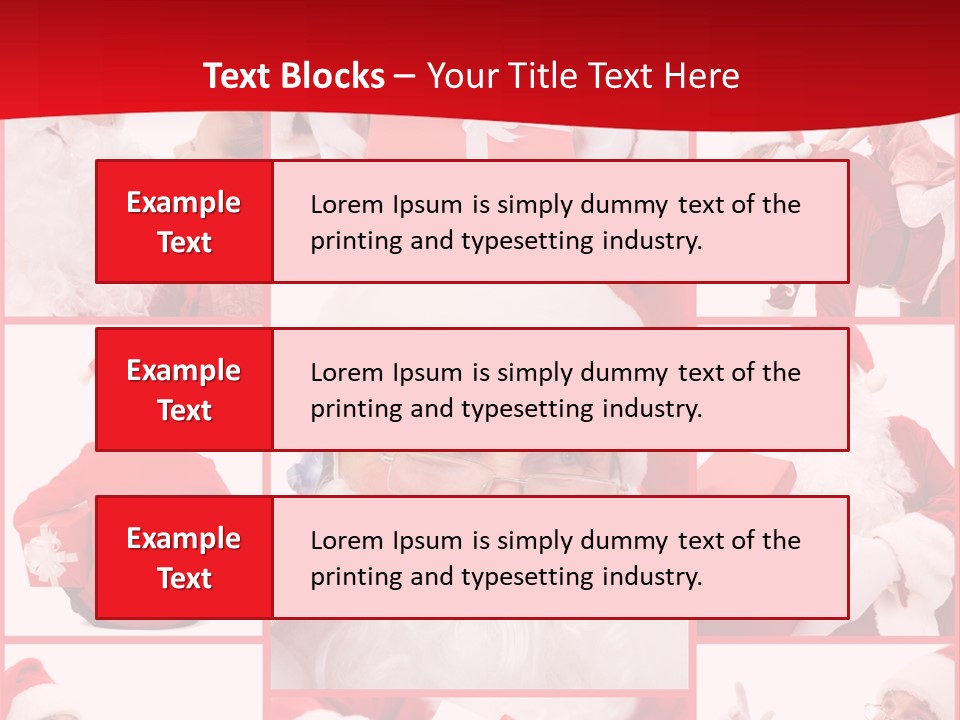 Santa Claus Collage PowerPoint Template