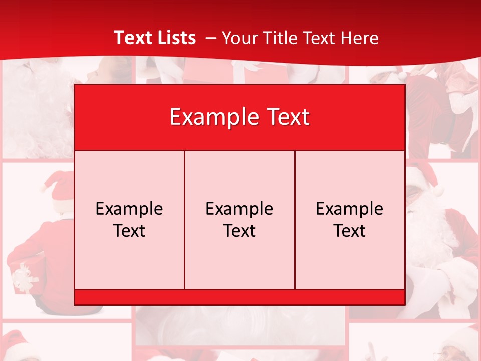 Santa Claus Collage PowerPoint Template