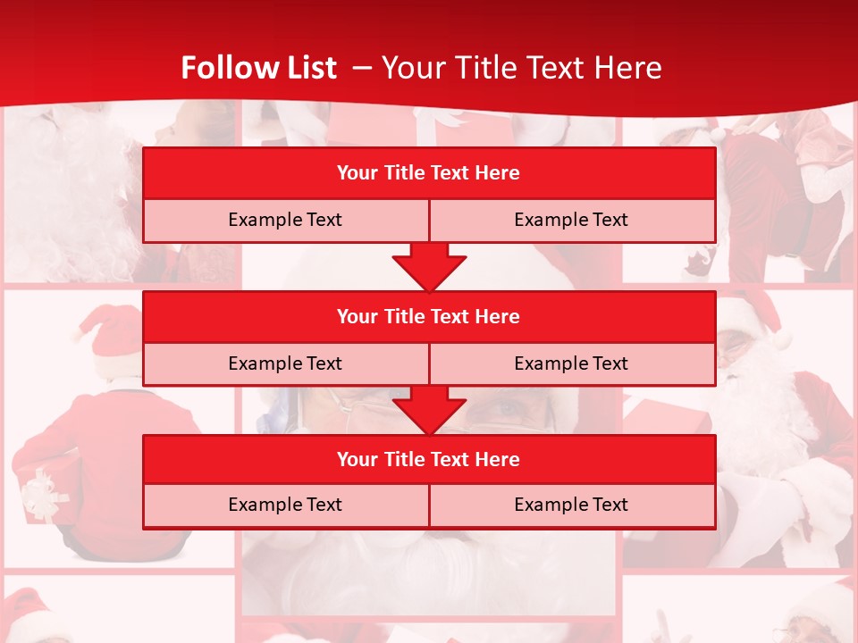 Santa Claus Collage PowerPoint Template
