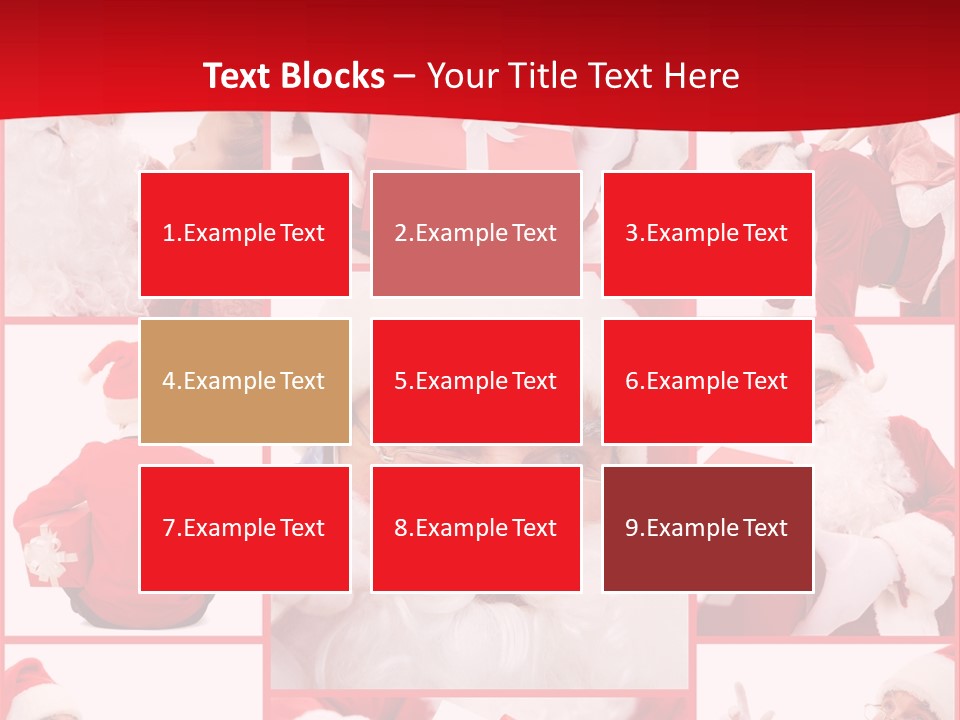 Santa Claus Collage PowerPoint Template