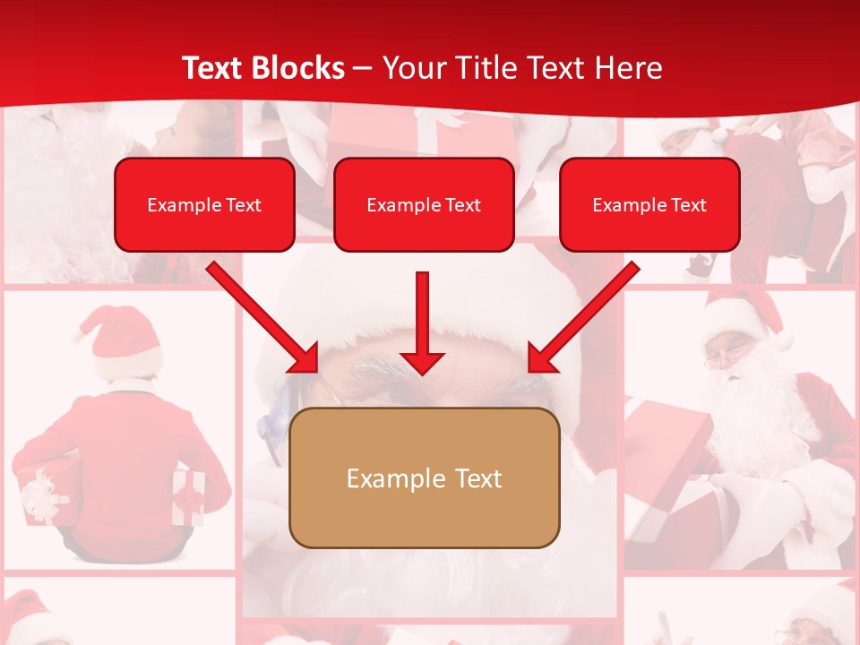 Santa Claus Collage PowerPoint Template