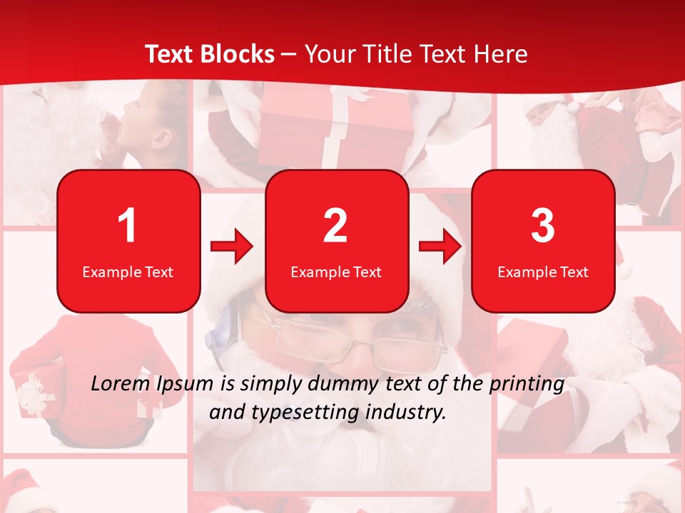Santa Claus Collage PowerPoint Template