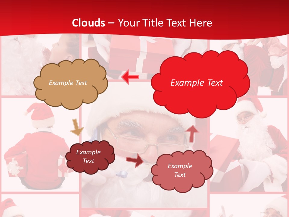 Santa Claus Collage PowerPoint Template