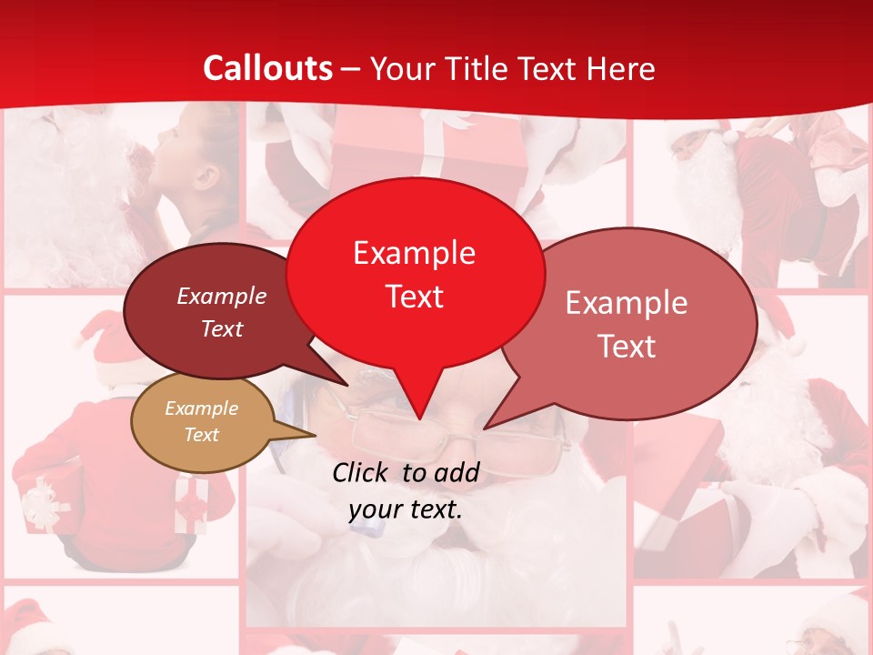 Santa Claus Collage PowerPoint Template