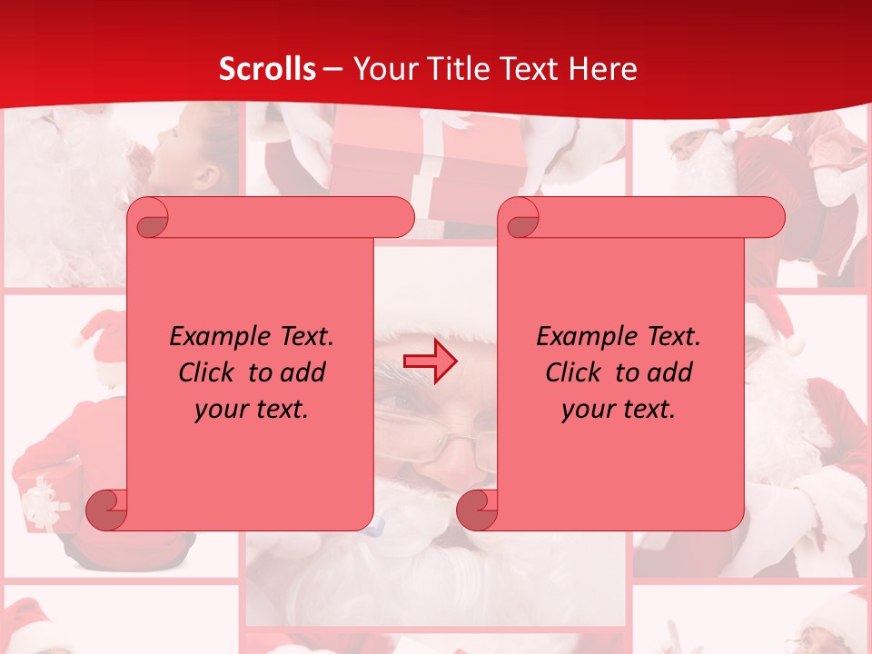 Santa Claus Collage PowerPoint Template