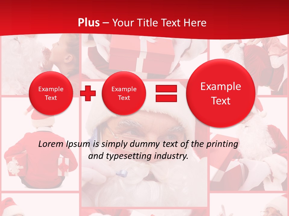 Santa Claus Collage PowerPoint Template