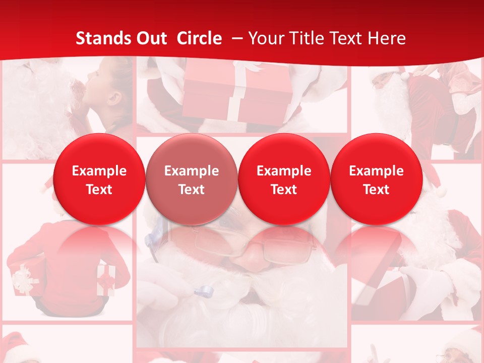 Santa Claus Collage PowerPoint Template