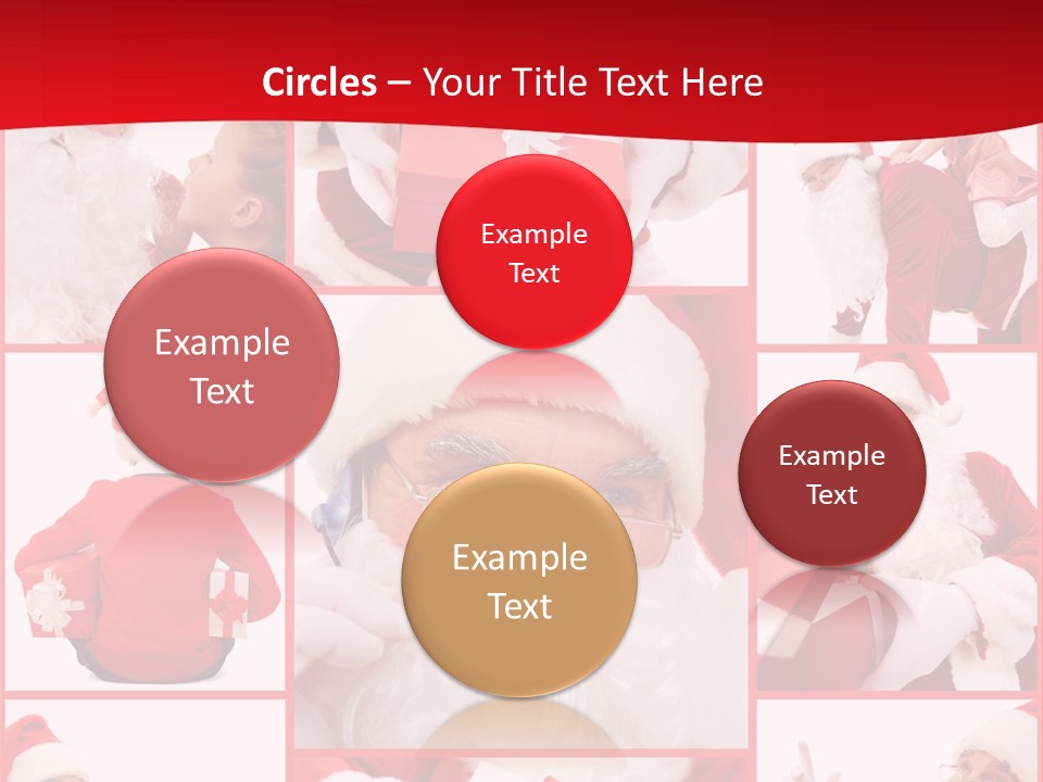 Santa Claus Collage PowerPoint Template