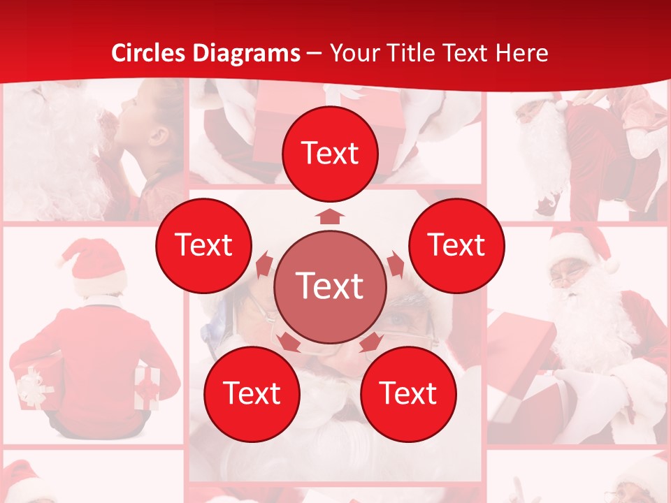 Santa Claus Collage PowerPoint Template