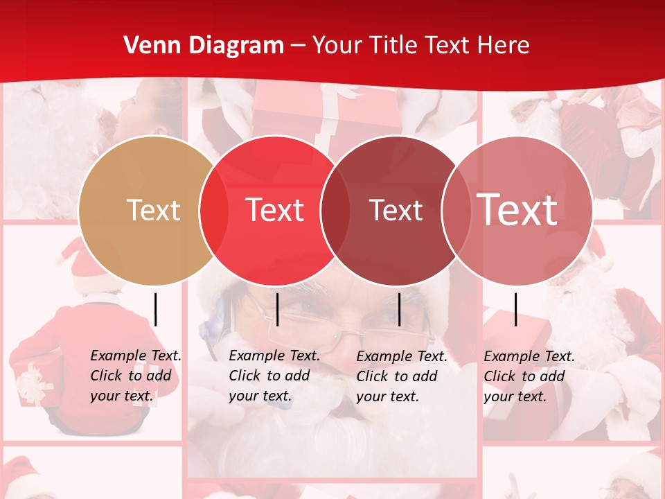 Santa Claus Collage PowerPoint Template