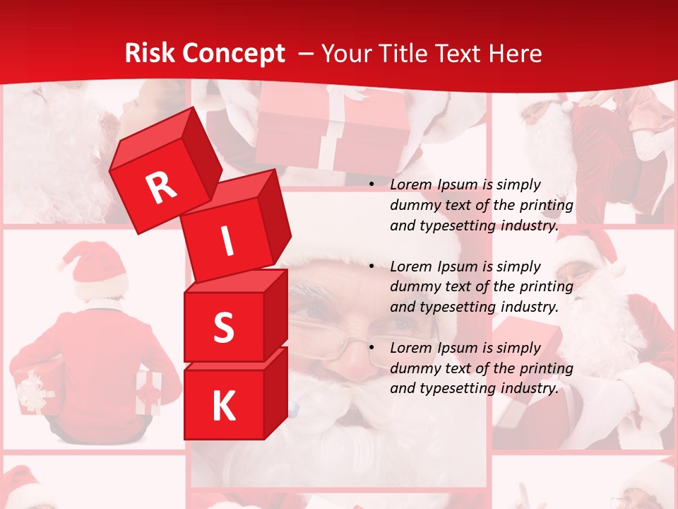 Santa Claus Collage PowerPoint Template