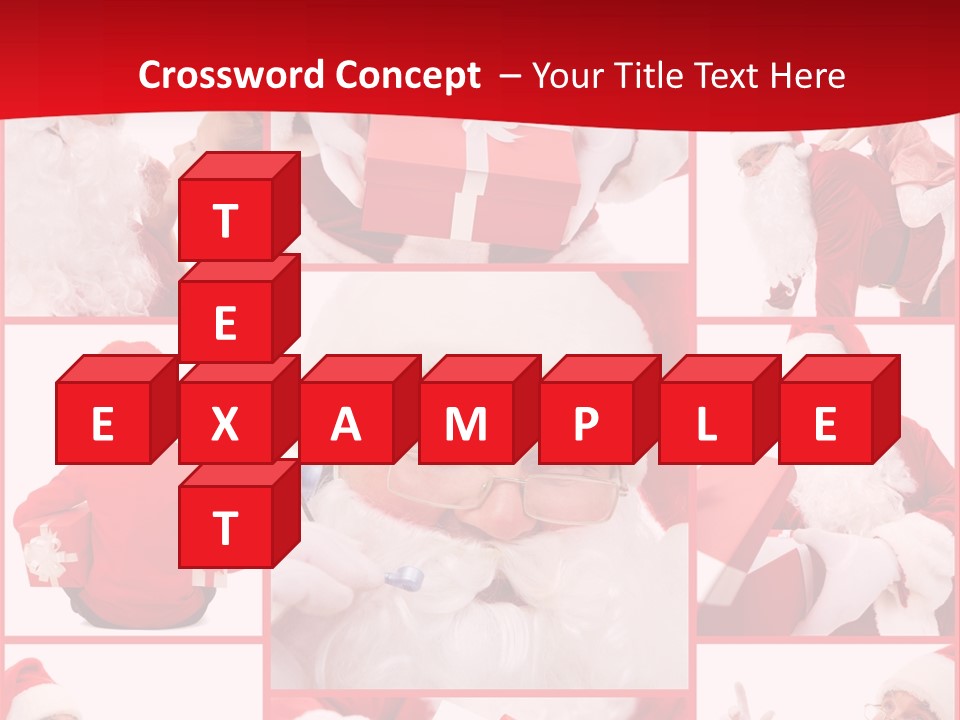 Santa Claus Collage PowerPoint Template