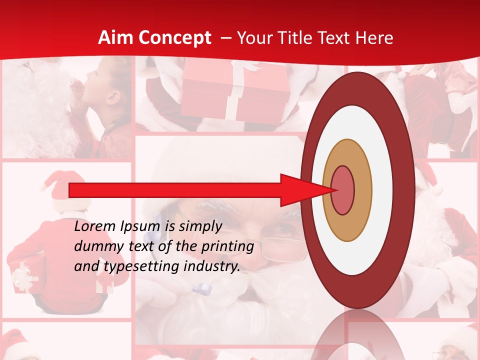 Santa Claus Collage PowerPoint Template