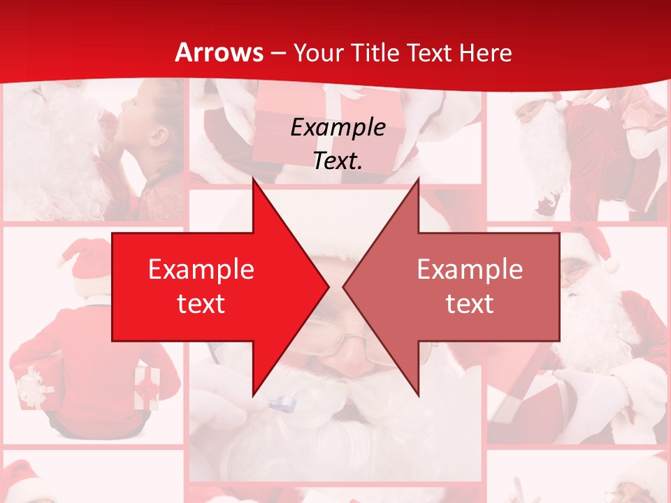 Santa Claus Collage PowerPoint Template