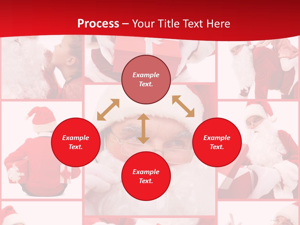 Santa Claus Collage PowerPoint Template