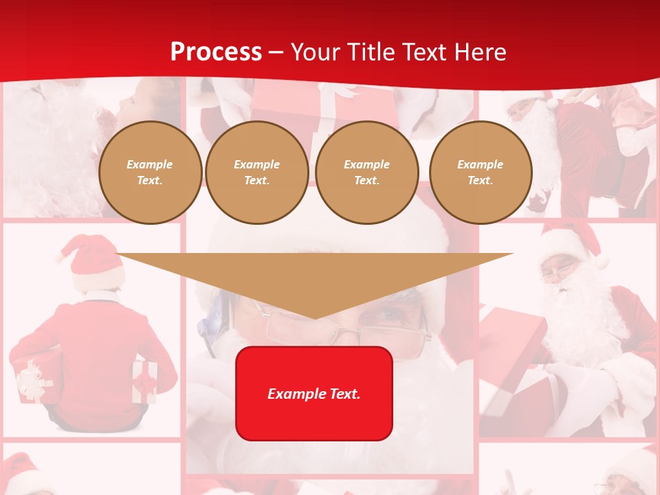 Santa Claus Collage PowerPoint Template
