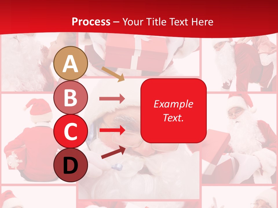 Santa Claus Collage PowerPoint Template