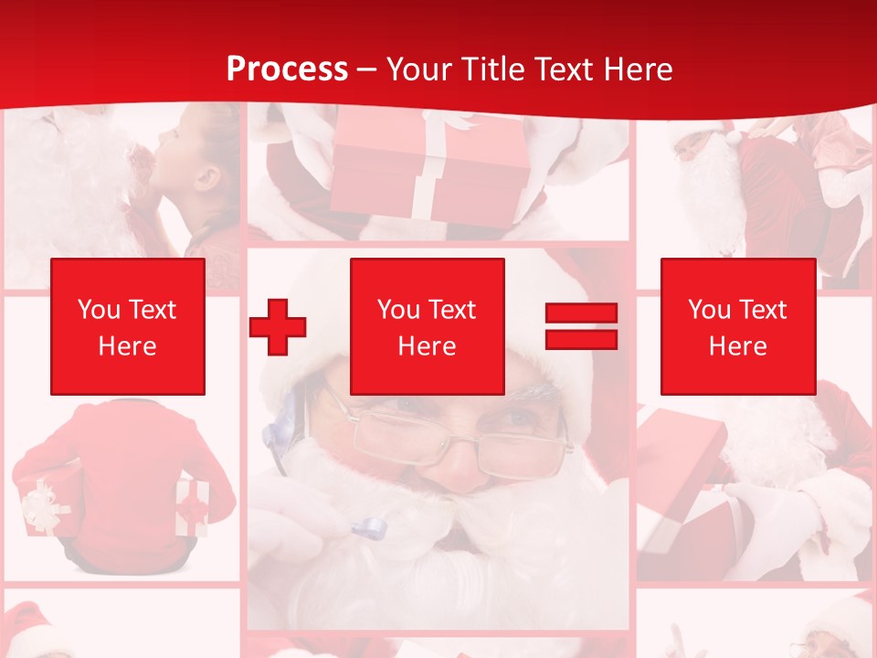 Santa Claus Collage PowerPoint Template