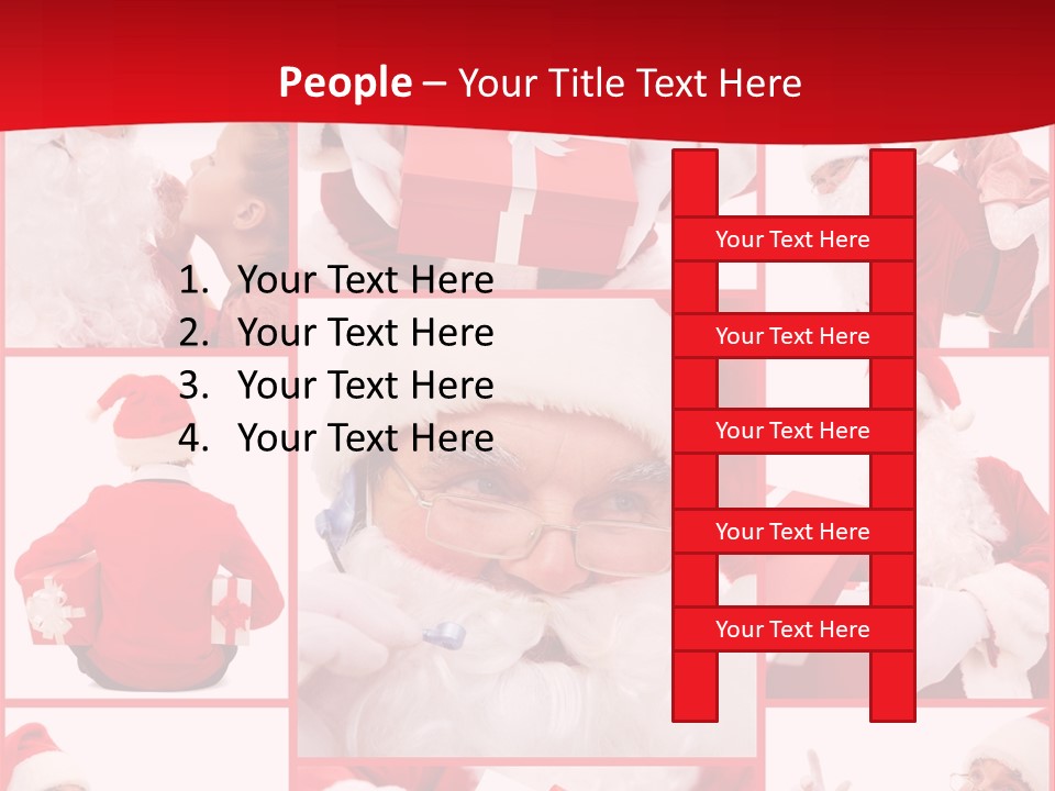 Santa Claus Collage PowerPoint Template